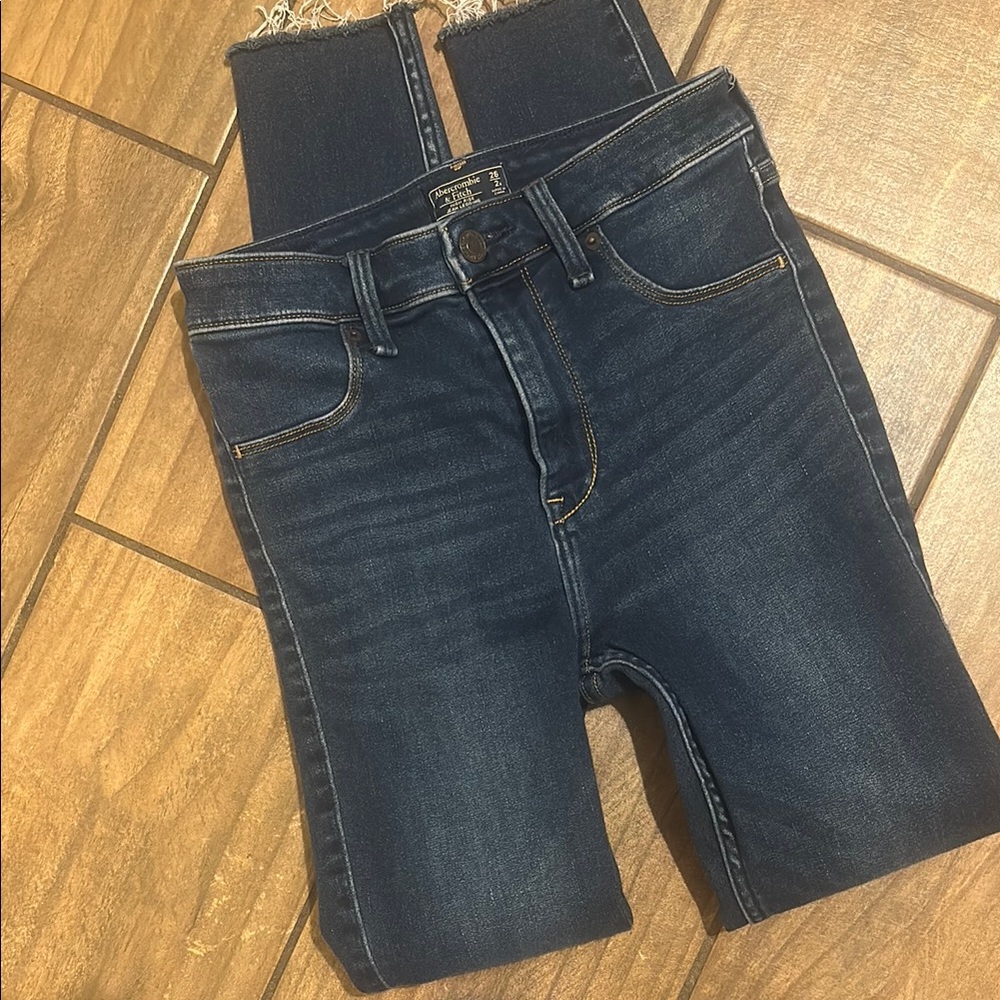 Abercrombie & Fitch Blue Skinny Jeans Classic Fit